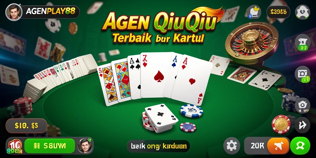 Tampilan gameplay QiuQiu yang menarik dan memukau.