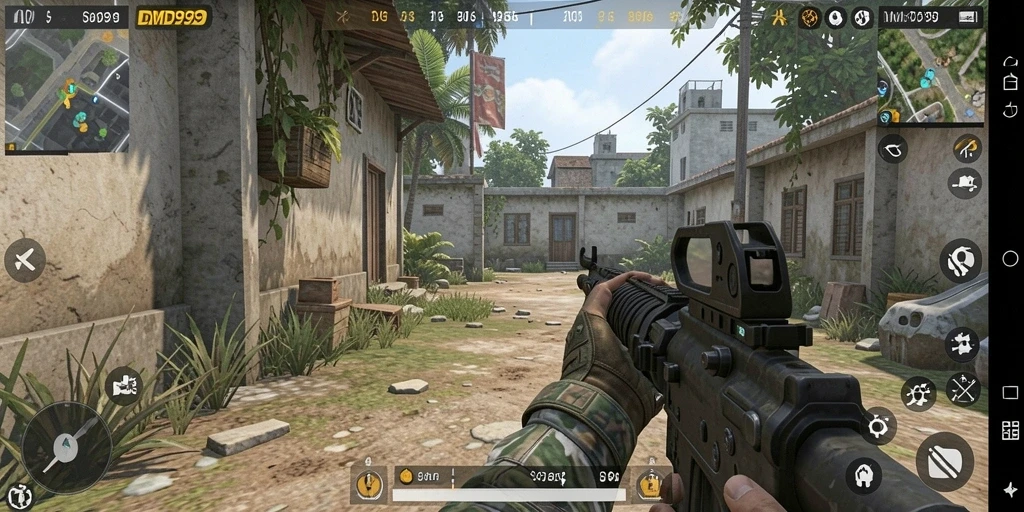 Gameplay seru FPS dengan grafis memukau di DMD999.