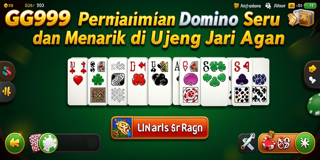 Tampilkan gameplay seru di GG999 yang penuh strategi Domino.