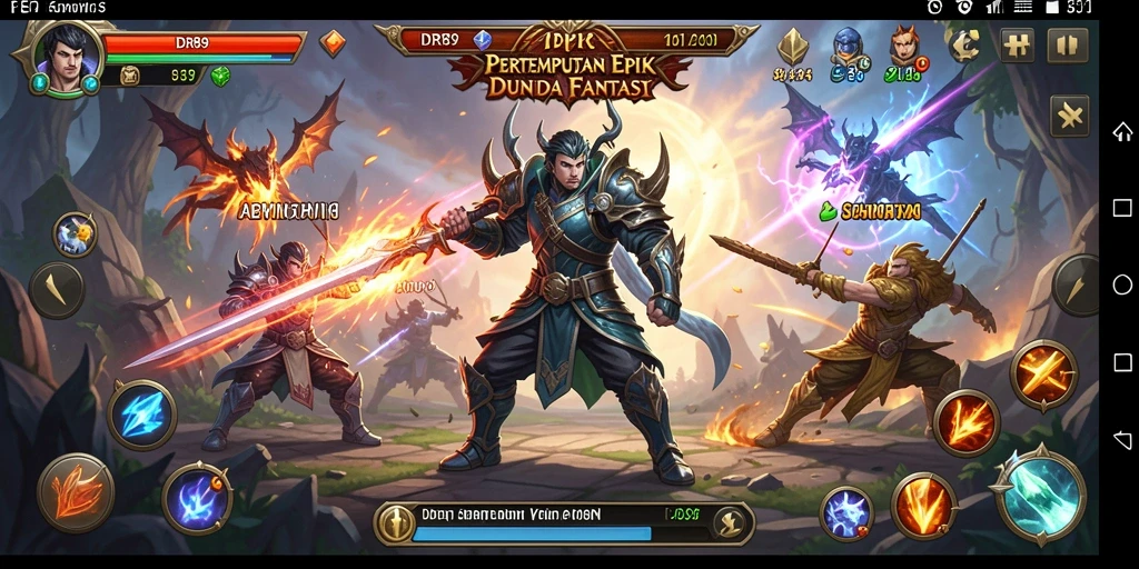 Tampilan gameplay menarik dari IDR89 yang menampilkan pertarungan seru.