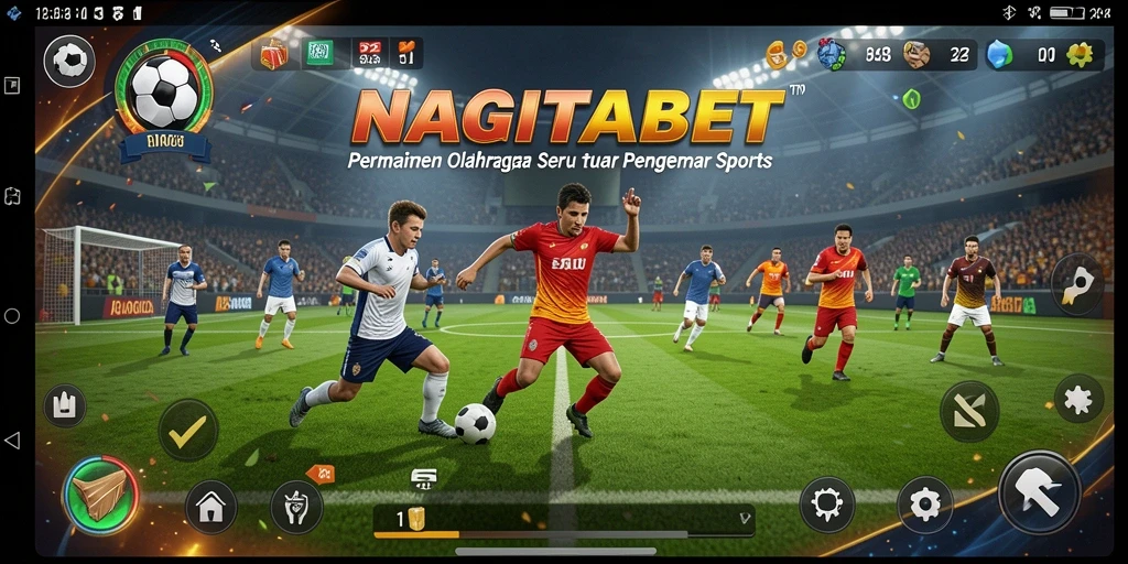Tampilan gameplay seru NAGITABET dalam olahraga yang mendebarkan.