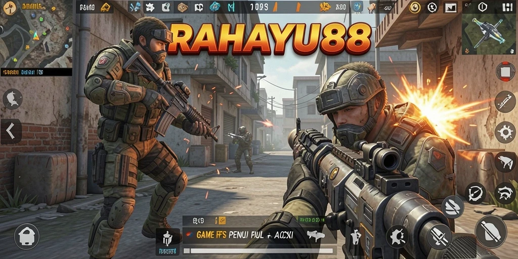 Tampilan gameplay RAHAYU88 yang mendebarkan dan penuh aksi.