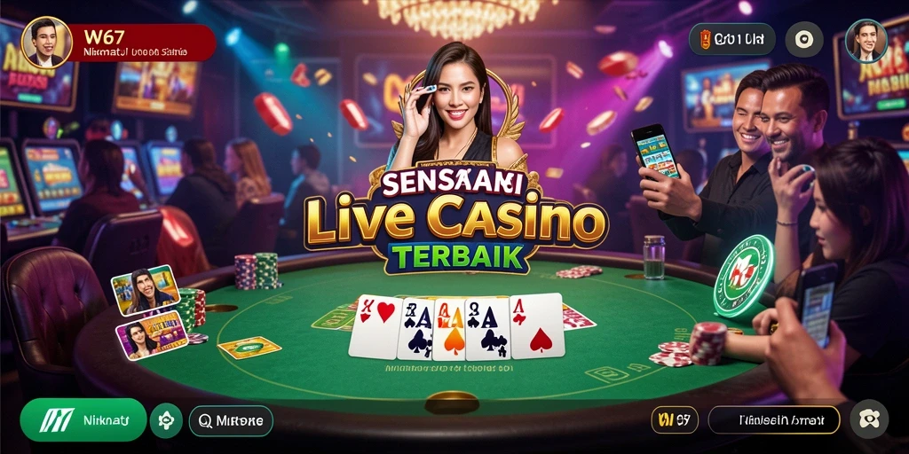 Gameplay W67: Seru dan mendebarkan dalam pengalaman Live Casino.