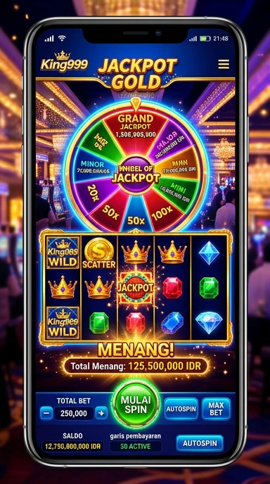 Screenshot proses unduh aplikasi di king999 yang cepat dan praktis.